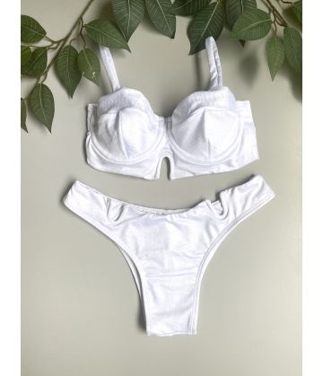 BIQUÍNI RETRÔ COM AROS - REF.: T2445 Biquínis Club Mariposa Biquinis - 3