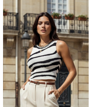 Regata Zebra Branco - Ref.:...