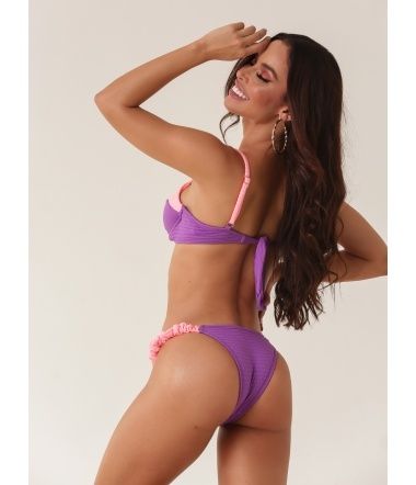 BIQUÍNI RETRÔ COM ARO REF.: T2176 Biquínis Club Mariposa Biquinis - 2